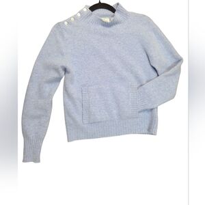 Cousin Johnny For Marshall Fields Wool And Angora Blue Women's Sweater Size M